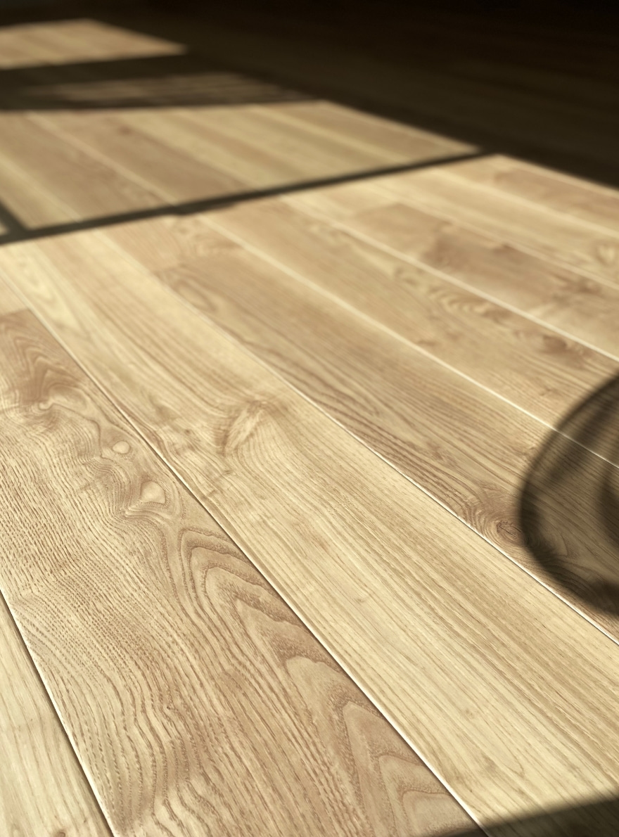 高品質な複合フローリング（シート床）