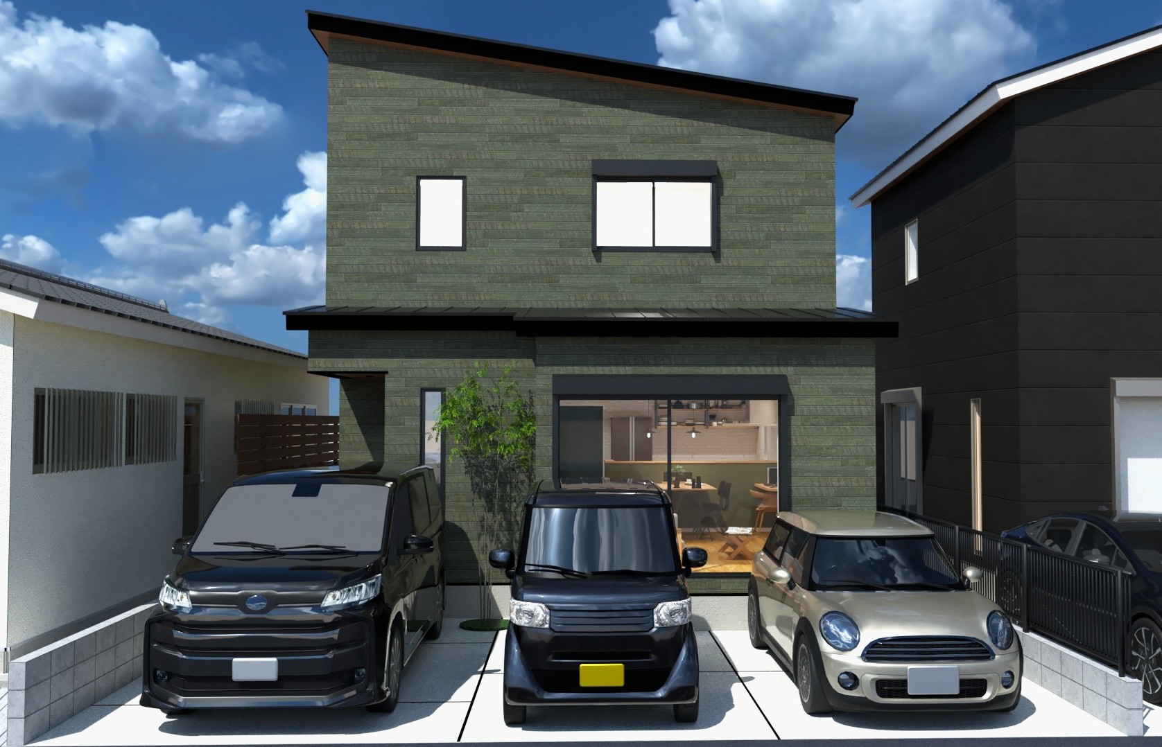 清和小学校まで３５０ｍ！「ただいま！」の声が響く。家事動線と子育てを考え抜いた開放感あふれる４ＬＤＫ！